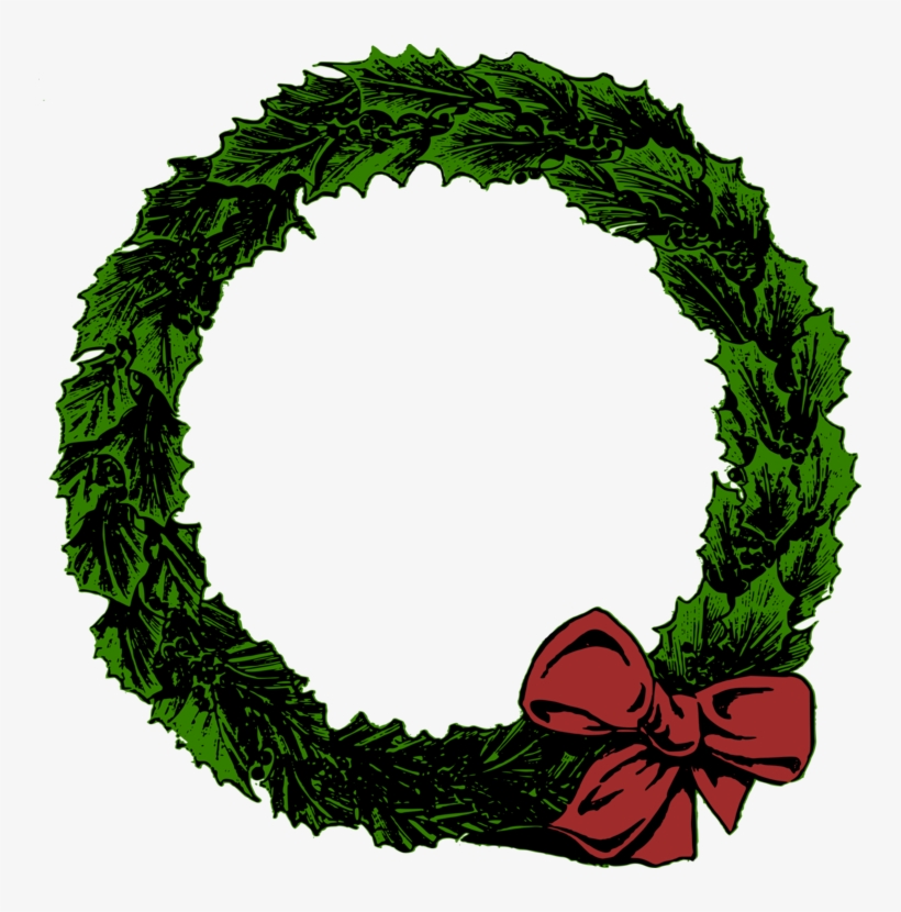 Christmas Wreaths Christmas Day Clip Art Christmas - Christmas Wreath Clipart, transparent png #111847