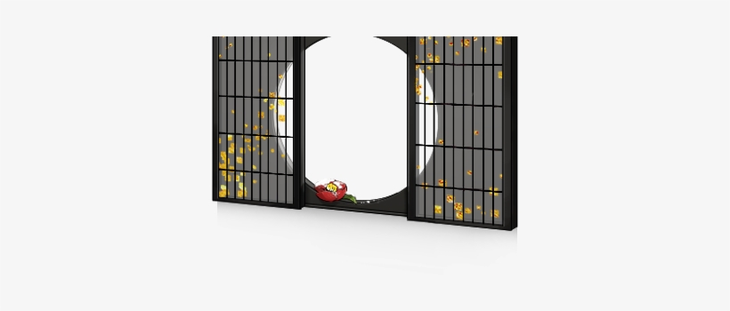Late Autumn High Grade Japanese Style Window - Window, transparent png #111953