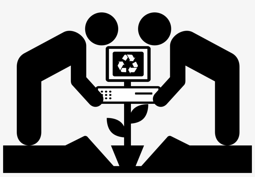 Community Technology Center Clip Black And White Stock - Garden Icon Png, transparent png #112439