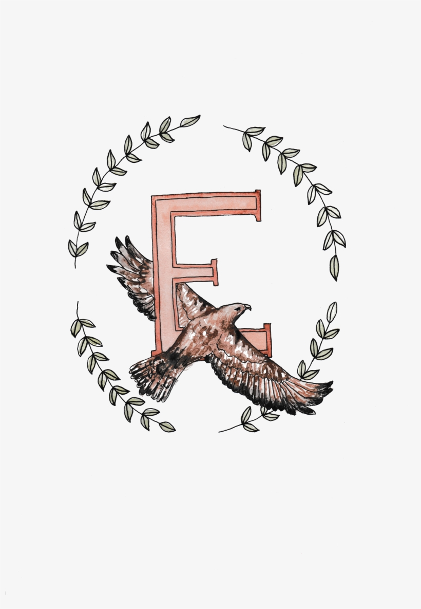Alphabet Art Print - Eagle, transparent png #112587