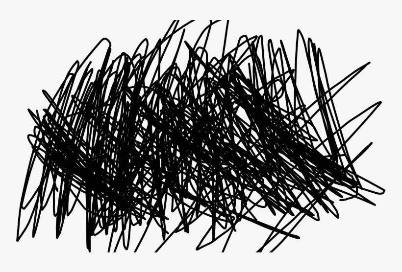 Black Scribble Png - Scribble Transparent, transparent png #112749