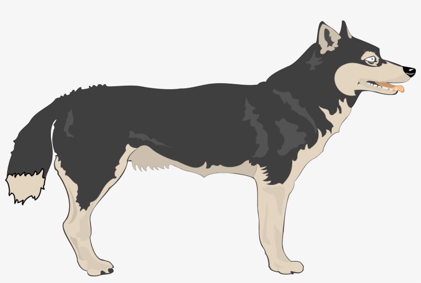 Wolf Clip Art - Wolf Clipart Side View, transparent png #112751