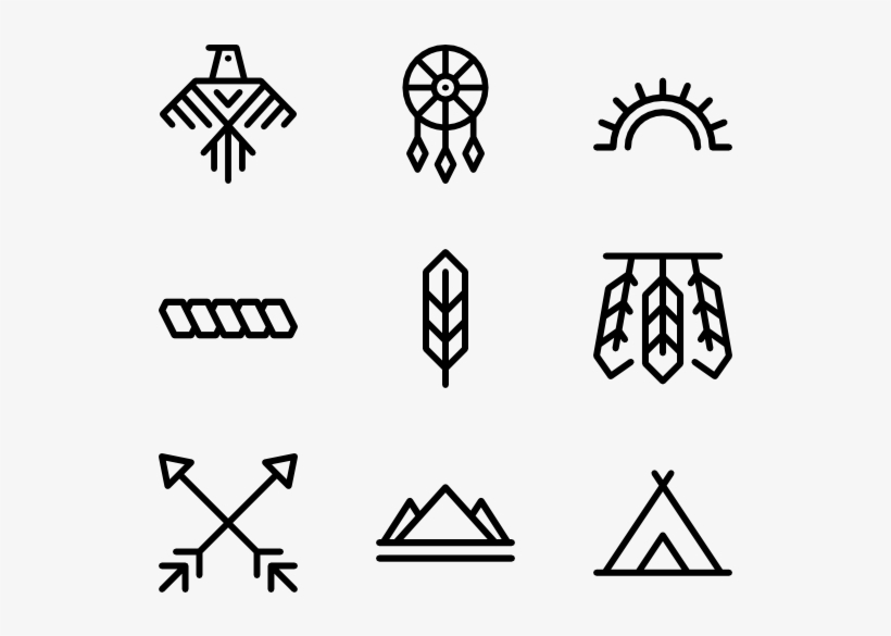 American Tribal Symbols - Tribal Icons, transparent png #112849