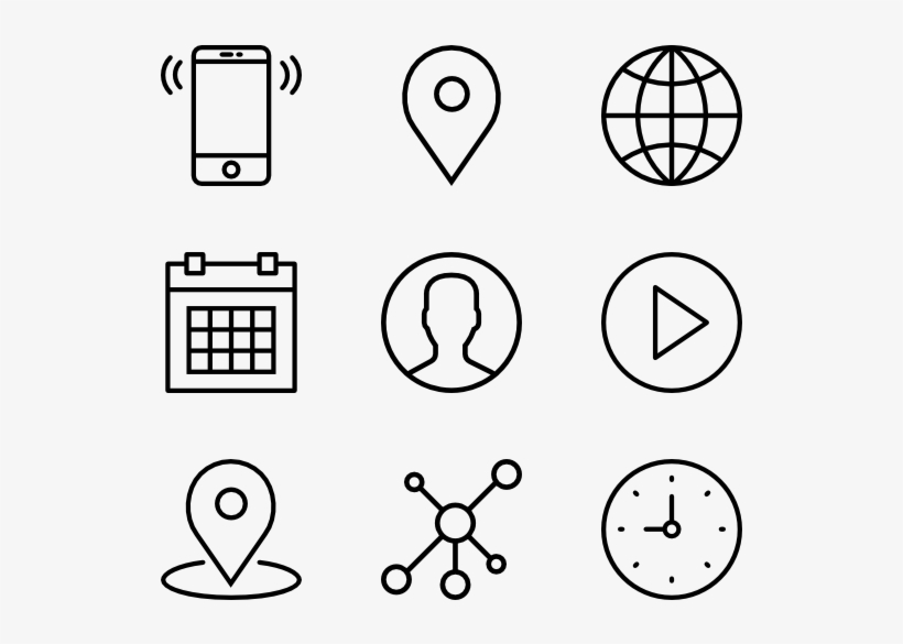 Essential Set - Icon Set Png, transparent png #112871