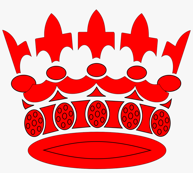 King, Crown, Royalty, Royal, Queen, Kingdom, Prince - Kral Tacı Kırmızı, transparent png #113169