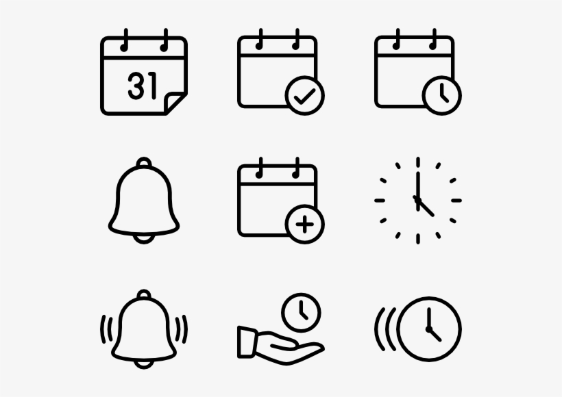 Time & Calendar 45 Icons - Father Icons, transparent png #113271