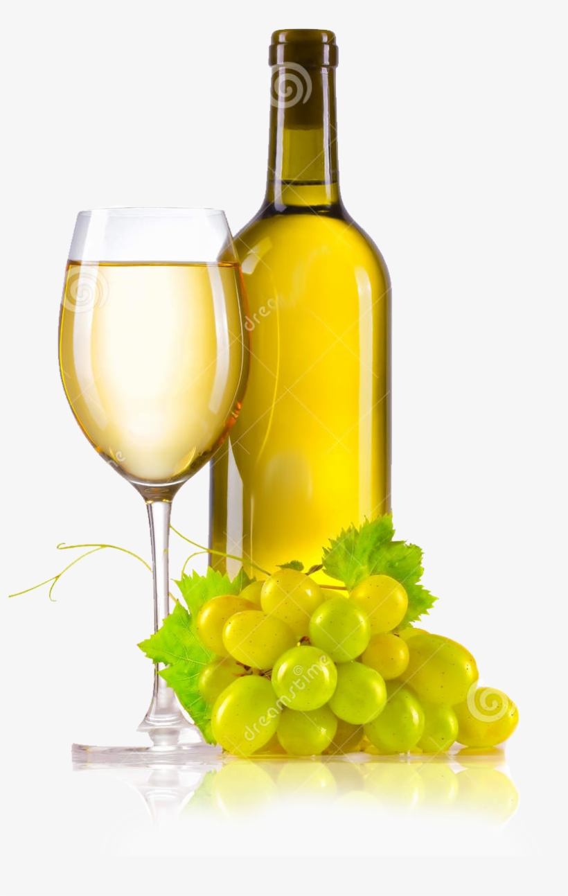 White Wine Bottle Png Graphic Free Download - Wine Glass And Bottle Png, transparent png #113289