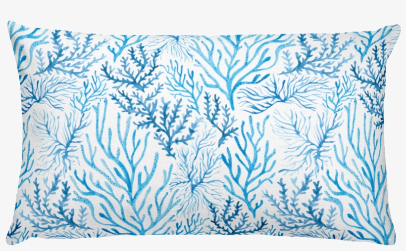 Sea Coral Reversible Pillow - Sea, transparent png #113336