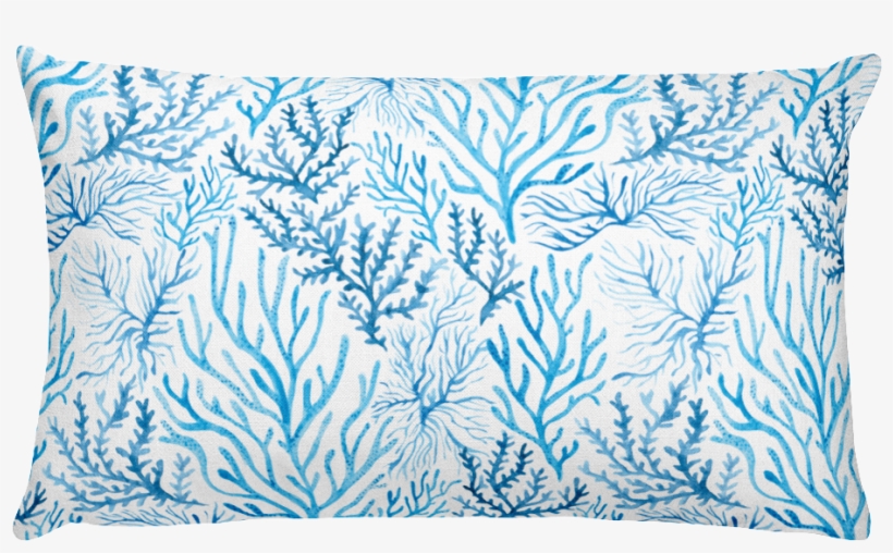 Sea Coral Reversible Pillow - Sea, transparent png #113336