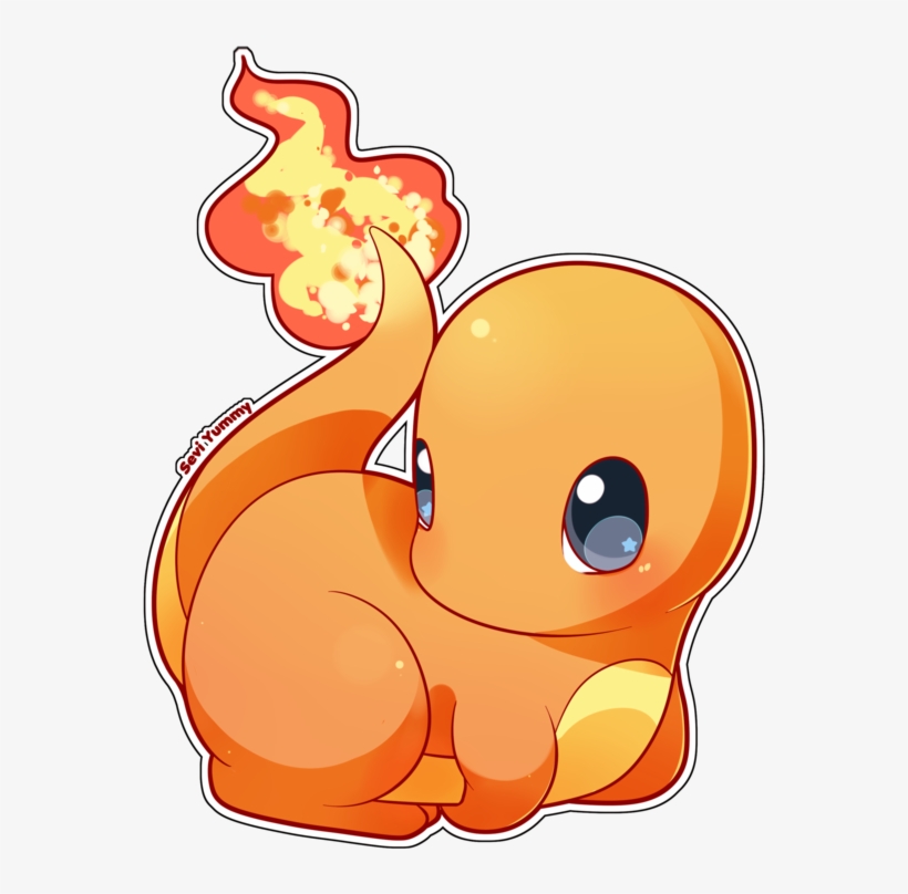 Charmander By Seviyummy - Charmander Kawaii Png, transparent png #113457