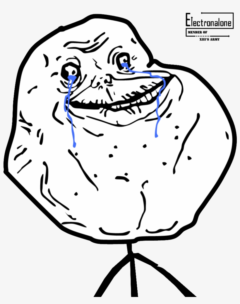 Forever Alone Png, transparent png #113548