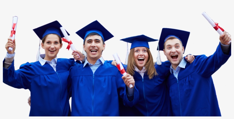 Graduates - Cap And Gown Graduation, transparent png #113549