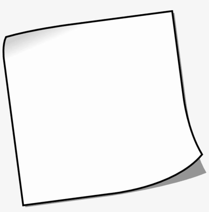 How To Set Use Blank Sticky Note Icon Png, transparent png #113552