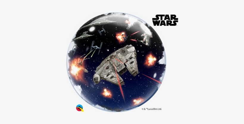 24" Double Bubble Star Wars Death Star - Star Wars, transparent png #113598