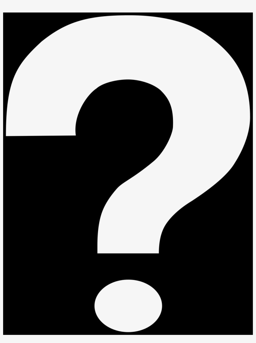 Inverted Question Mark Alternate - White Question Mark Vector, transparent png #113878