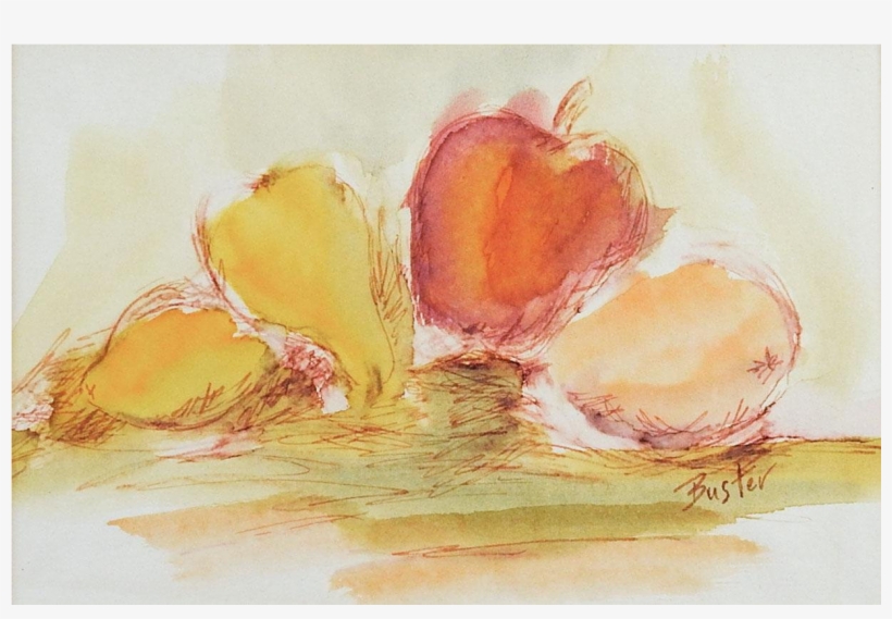 Svg Royalty Free Stock Apples Pears Watercolor Painting, transparent png #114114