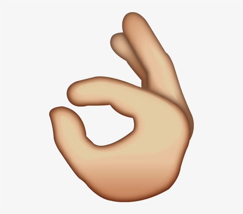 Download Ok Hand Sign Emoji Icon - Ok Hand Emoji Png, transparent png #114161