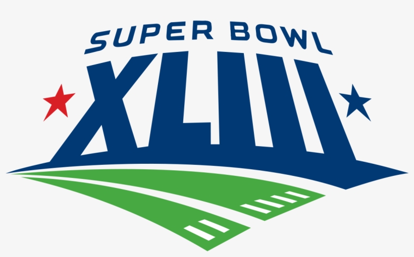 Super Bowl Xliii - Super Bowl Xliii Logo, transparent png #114229