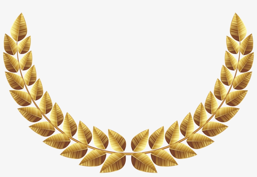 Laurel Leaves, High Quality Images, Clip Art, Illustrations - Gold Leaves Png Transparent, transparent png #114376