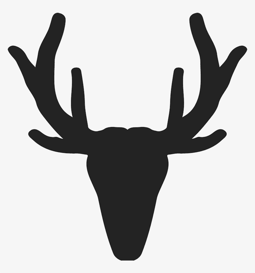 Antlers Silhouette At Getdrawings - Antler Silhouette, transparent png #114398