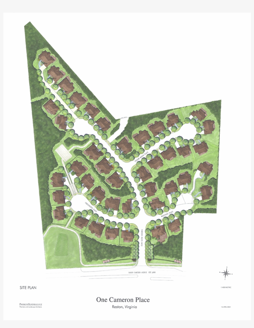 The Site Plan From One Cameron Place - Site Plan, transparent png #114423