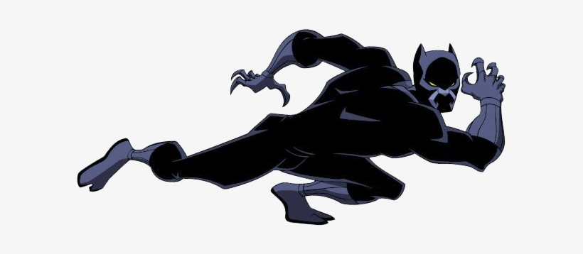 Marvel Black Panther Clipart - Black Panther Superhero Clipart, transparent png #114691