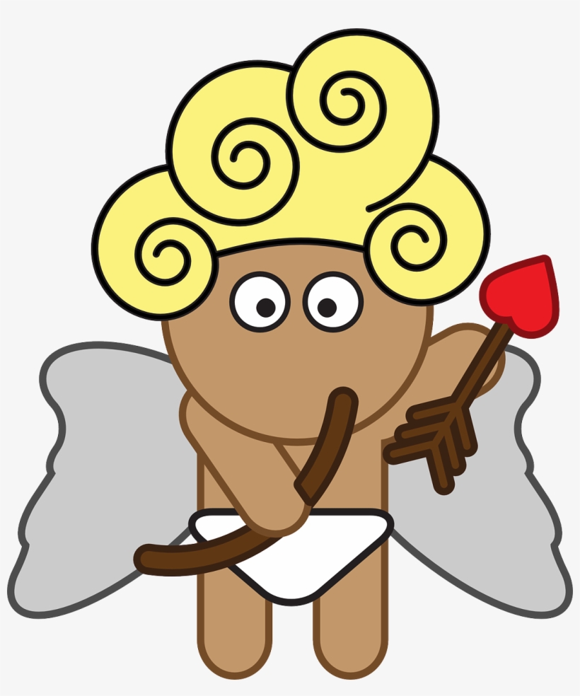 Cartoon Cupid - Valentine's Day Kids Coloring Book: Children Activity, transparent png #114936