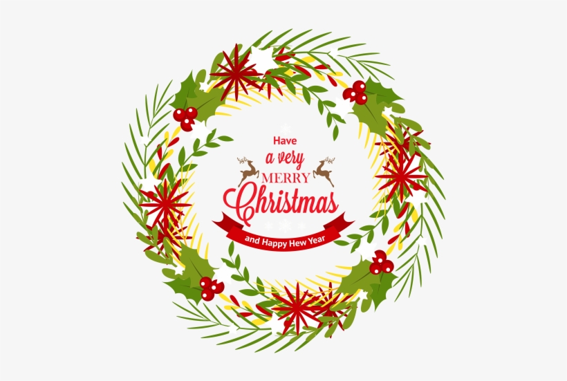 Free Png Christmas Wreath With Mistletoe Png Images - Christmas Wreath  Clipart Png - Free Transparent PNG Download - PNGkey