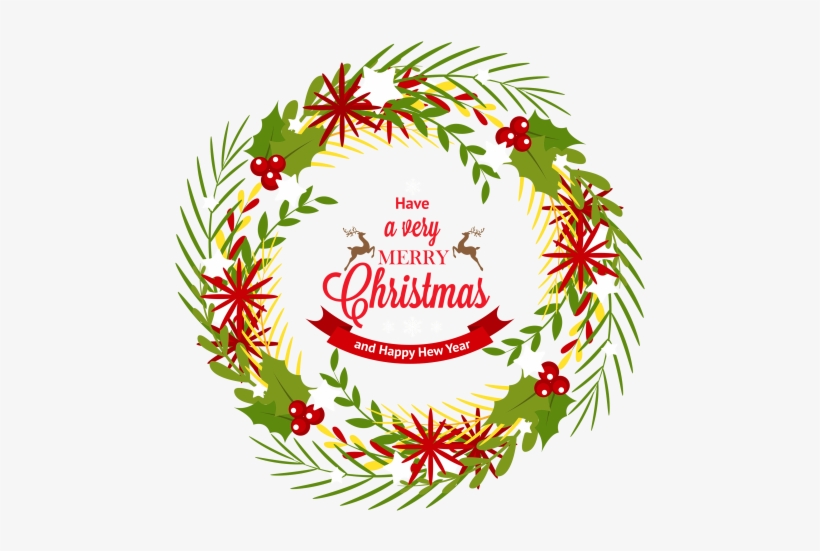 Free Png Christmas Wreath With Mistletoe Png Images - Christmas Wreath Clipart Png, transparent png #115060