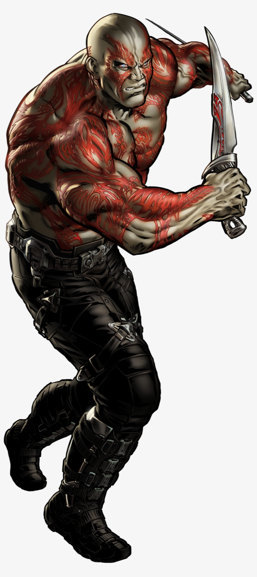 Picture Freeuse Stock Image Guardian Drax Portrait - Guardianes De La Galaxia Marvel Avengers Alliance, transparent png #115090