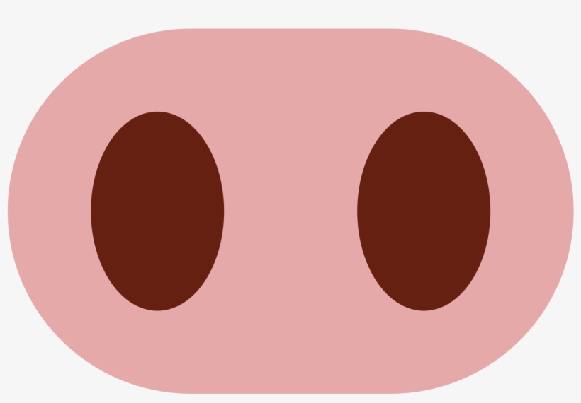Pig Nose Clipart - Nariz De Cerdo Emoji, transparent png #115111