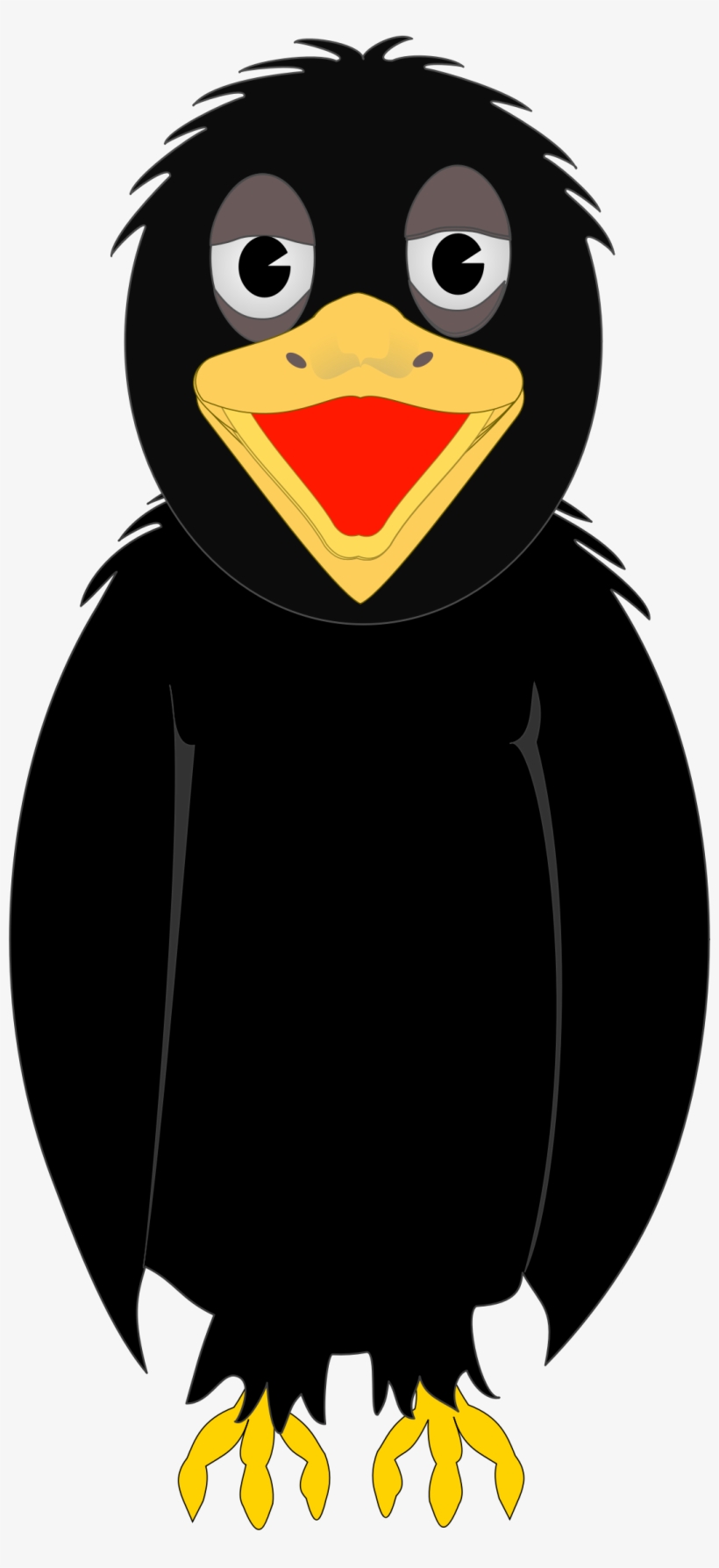 This Free Icons Png Design Of A Talking Crow, transparent png #115136