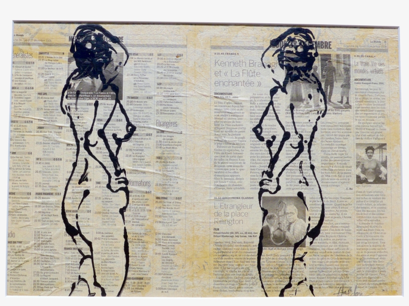 Double Models Drawing By Martha Holden - Drawing, transparent png #115308