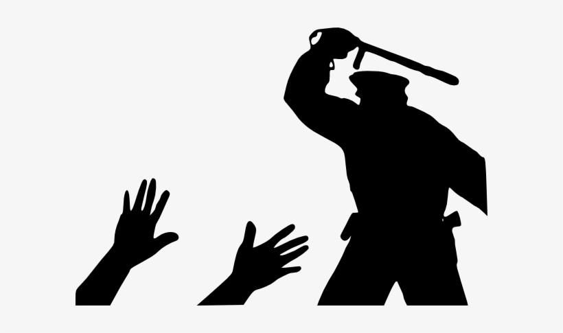 Handcuffs Silhouette - Police Brutality Png, transparent png #115459