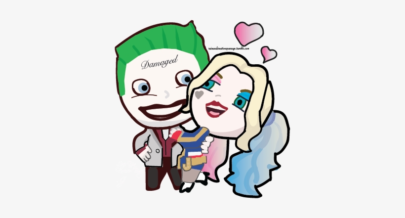 Harley Quinn Batman Joker Dc Comics - Joker And Harley Quinn Stickers, transparent png #115612