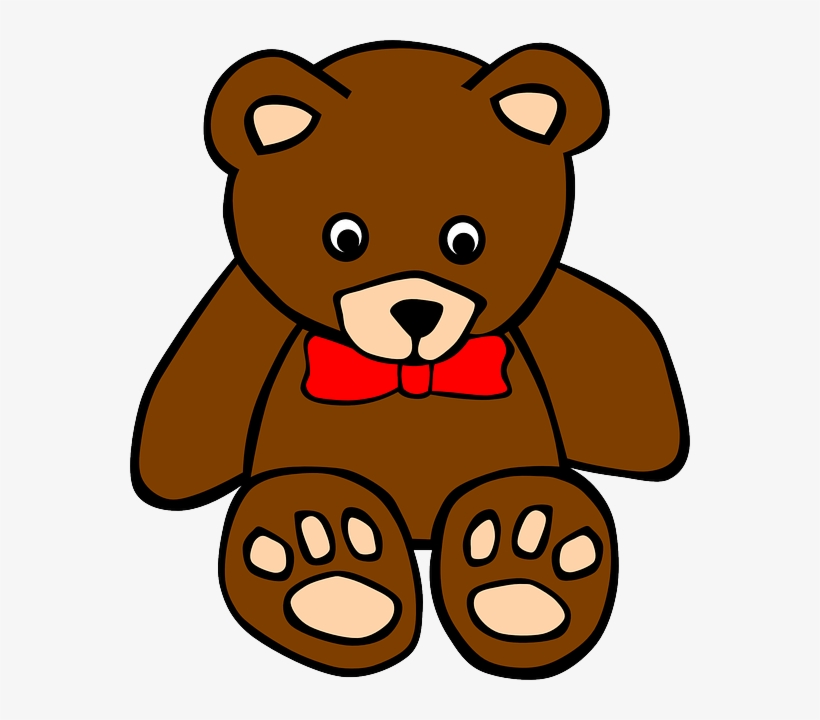 Teddy - Clipart Of A Teddy Bear, transparent png #115673