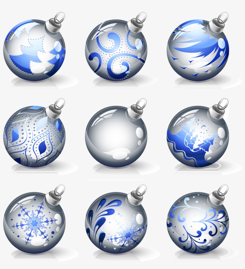 Christmas Ornament Crystal Ball - Crystal Balls Christmas Vektor, transparent png #115697