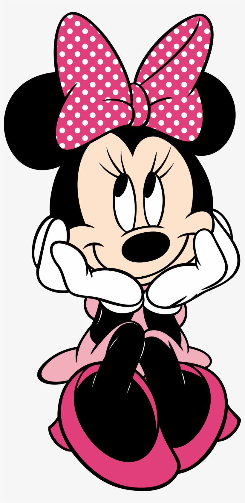 Mickey Minnie Mouse, Minnie Mouse Theme Party, Minnie - Minnie Mouse Sentada, transparent png #116062