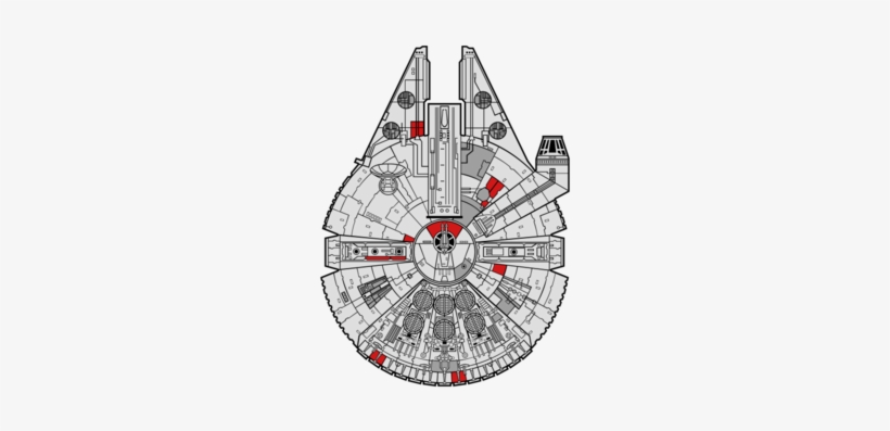 Millennium Falcon Star Wars Png Image - Star Wars Millennium Falcon Icon, transparent png #116274