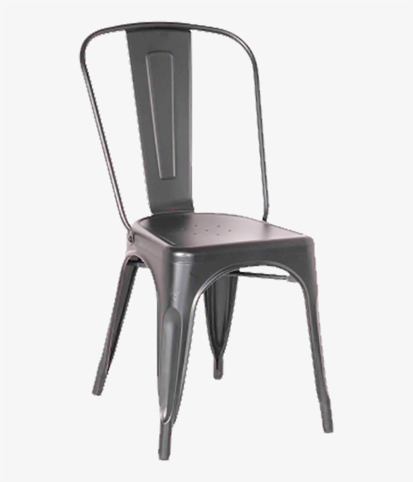 Xavier Gunmetal Bistro Chair, transparent png #116369