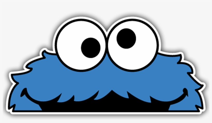 Buc - Cookie Monster Kitchen Aid Decal, transparent png #117124