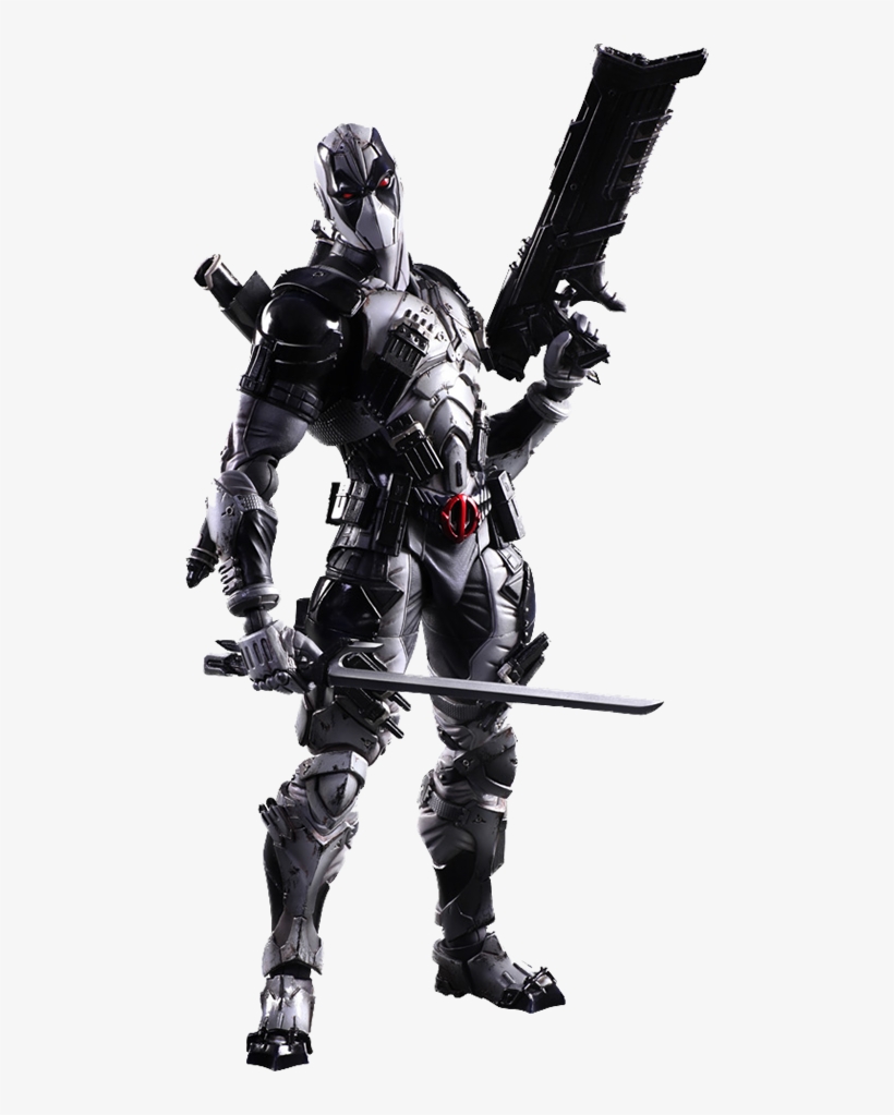 Deadpool X-force Version Collectible Figure - Marvel Deadpool X Force, transparent png #117327