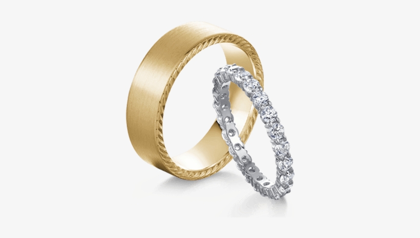 Wedding Bands & Anniversary - Ring Ceremony Logo Design Png, transparent png #117551