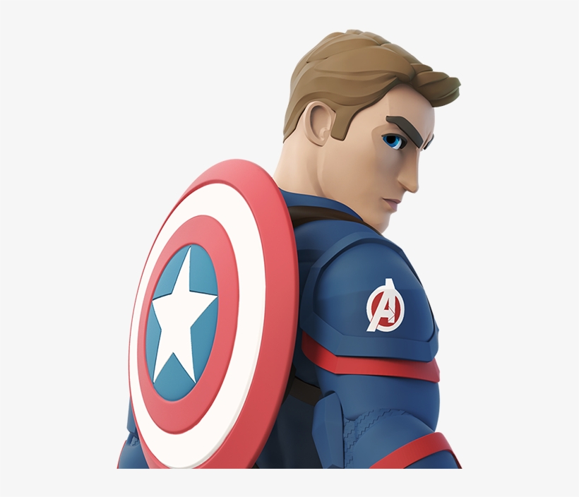 Captain America The First Avenger Close Up - Captain America Disney Infinity 3.0, transparent png #117744