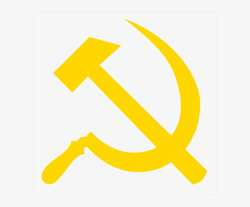Hammer And Sickle Yellow, transparent png #117768