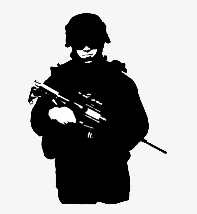 Soldier Silhouette - Google Search - Soldier Png Black, transparent png #117874