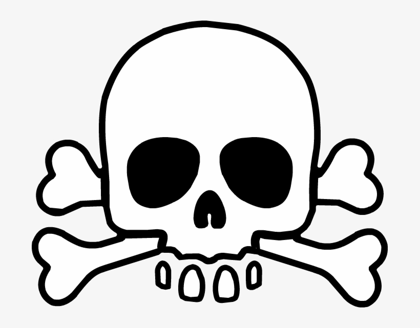 Skull And Crossbones Png Transparent Background - Skull And Crossbones Png, transparent png #117976