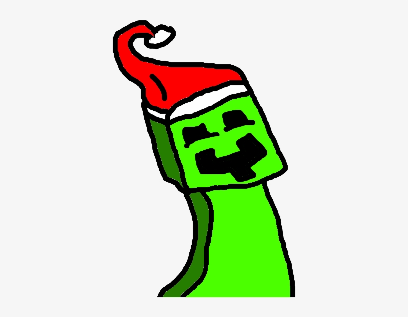 Minecraft Clipart At Getdrawings - Minecraft Christmas Creeper, transparent png #118070