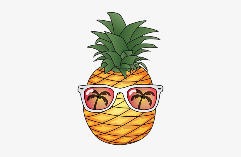 Cartoon Pineapple Png - Summer Pineapple Clipart Transparent, transparent png #118228