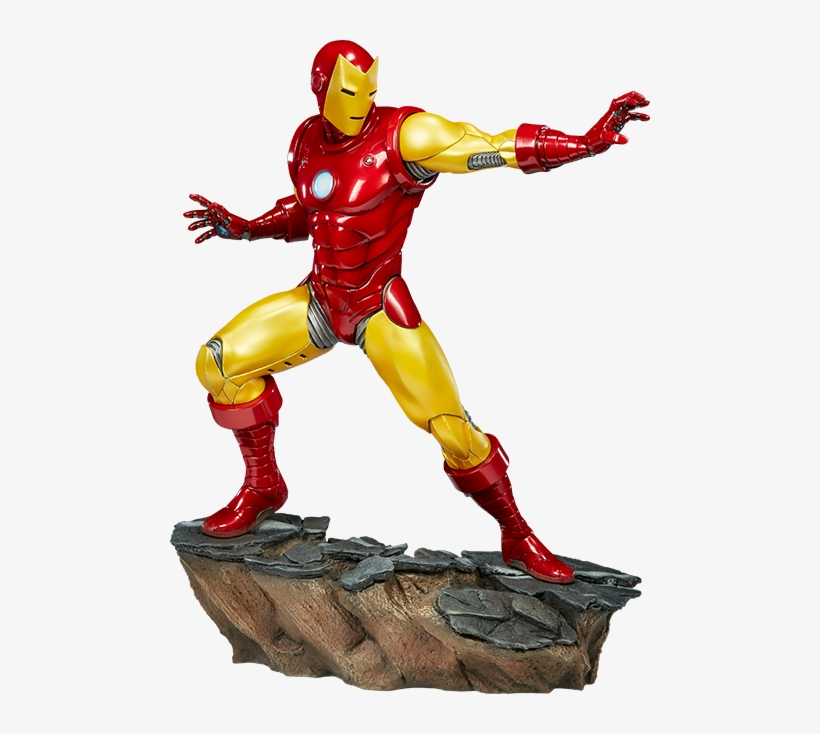 Iron Man Png Background Image - Sideshow Avengers Assemble Iron Man Statue, transparent png #118314